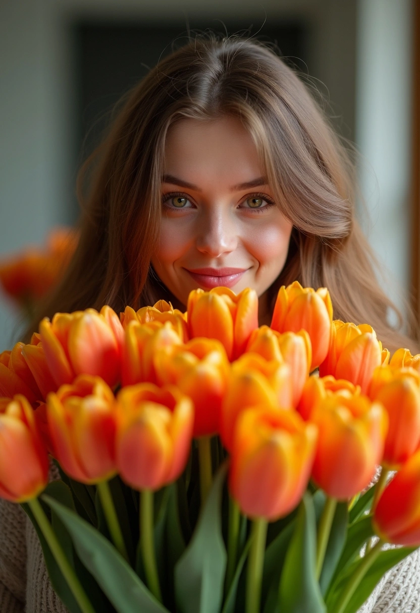 Фотосессия с тюльпанами | Facee.ru